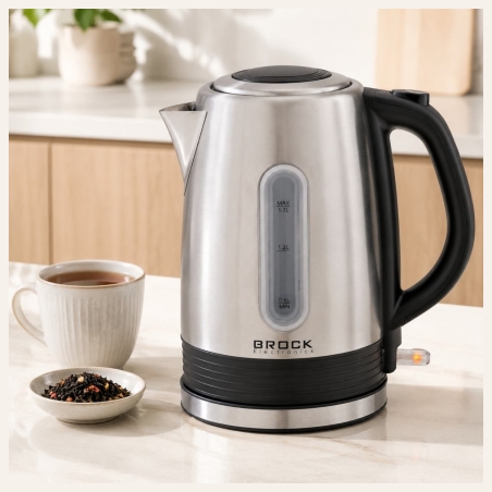 Brock WK 9903 SS Kettle With 360 Degree Base 1,7L 2200W Black/Steel