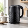 Brock WK 0618 BK Electricl Kettle With Doubl Walls 1,8L 1500W, Black