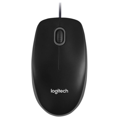 Logitech LOGI B100 optical Mouse Black USB OEM