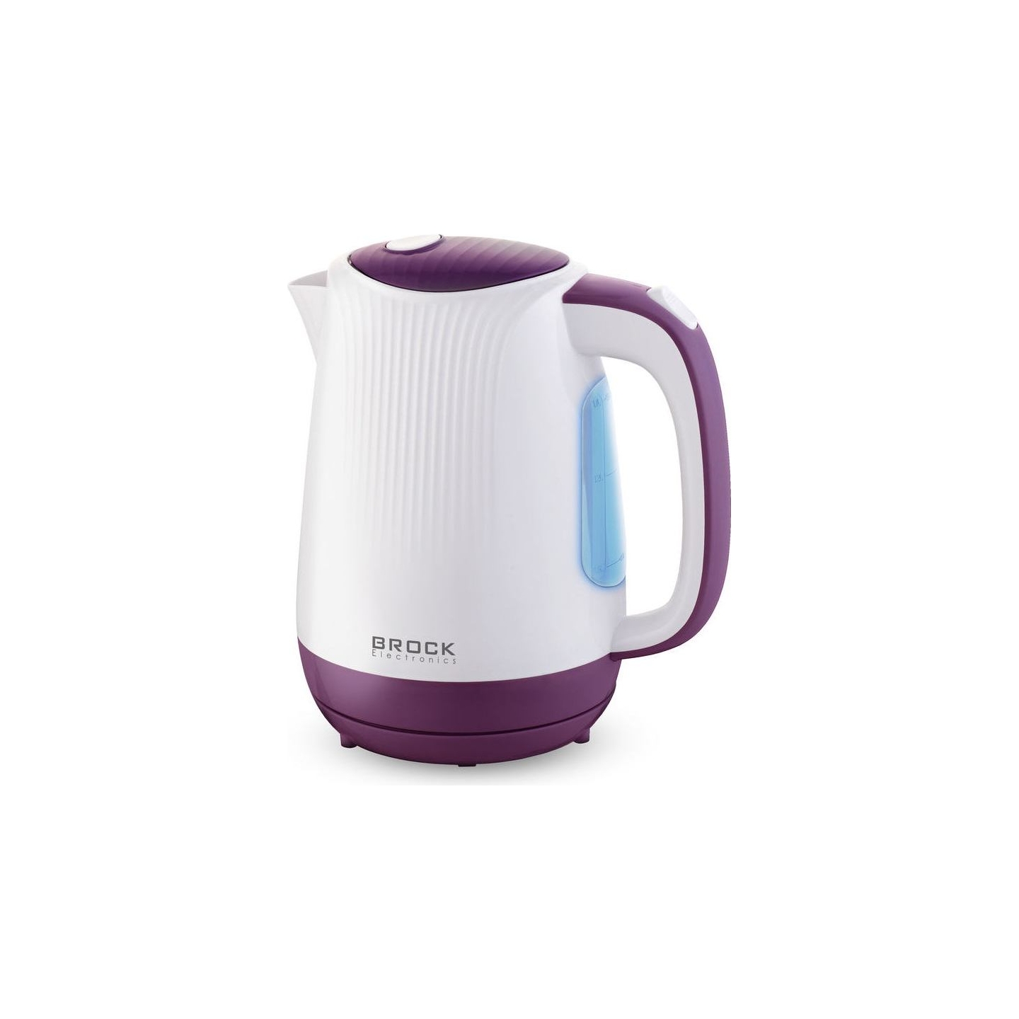 Brock WK 08 PR Electricl Kettle 1,7L 2000W, White/Purple