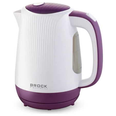 Brock WK 08 PR Electricl Kettle 1,7L 2000W, White/Purple