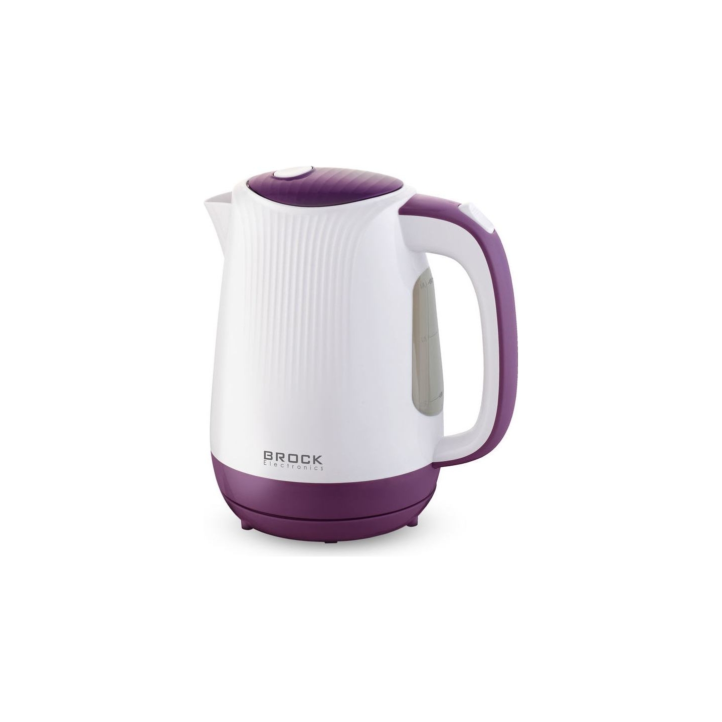 Brock WK 08 PR Electricl Kettle 1,7L 2000W, White/Purple