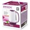 Brock WK 08 PR Electricl Kettle 1,7L 2000W, White/Purple