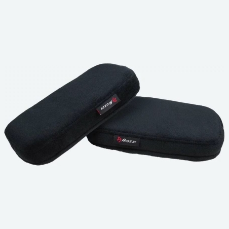 Arozzi Memory Foam Armrest Pads | 270x135x40 mm | Black