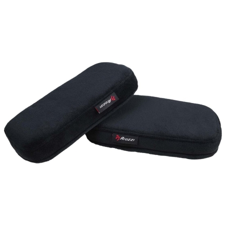 Arozzi Memory Foam Armrest Pads | 270x135x40 mm | Black