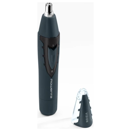 Rowenta Nose and Ear Trimmer | TN3011F0 | Cordless | Wet & Dry | Black/Blue