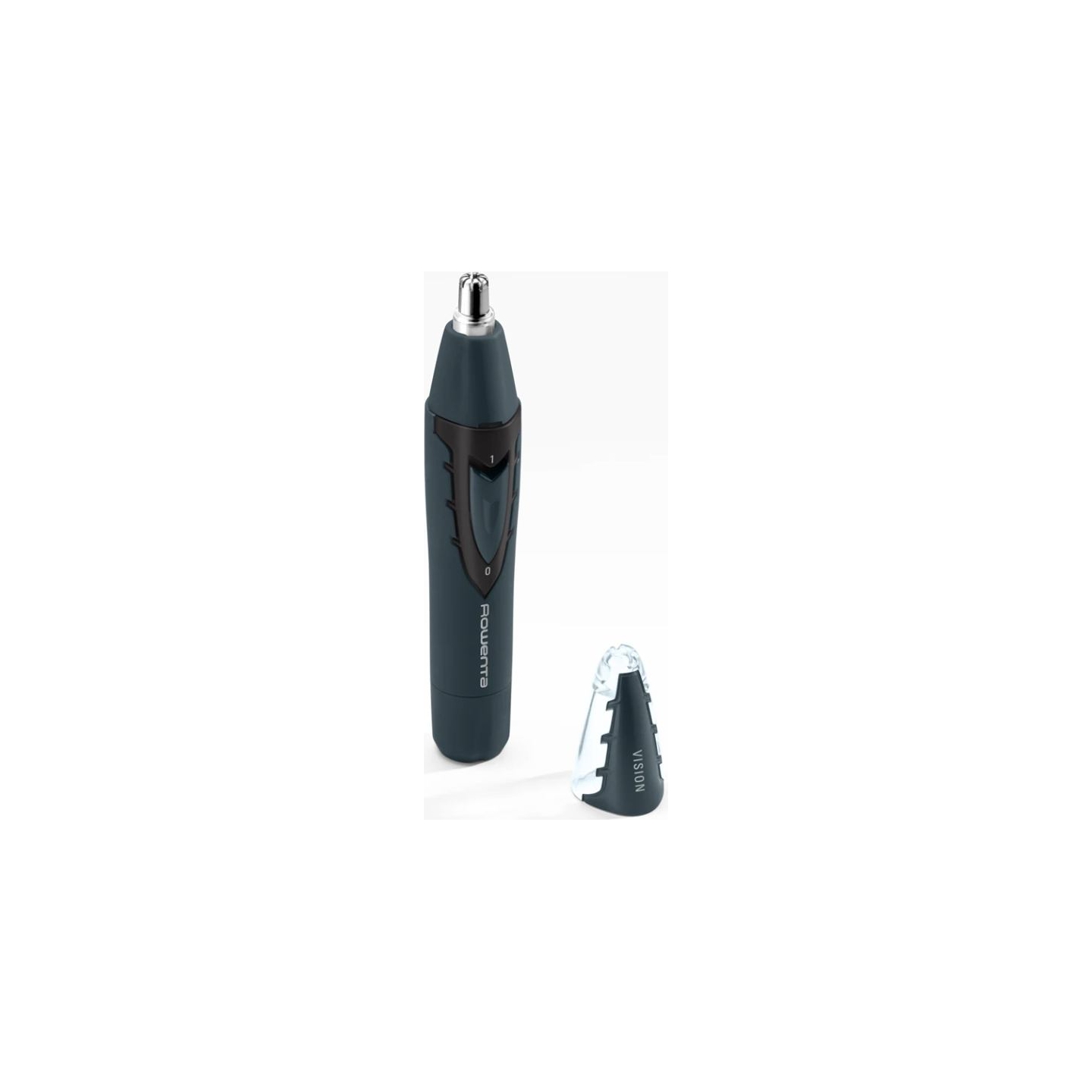Rowenta Nose and Ear Trimmer | TN3011F0 | Cordless | Wet & Dry | Black/Blue