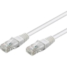 Goobay Patch Cable | 68637 CAT 6 U/UTP | PVC AWG 24/7 | Cable length: 5 m | White