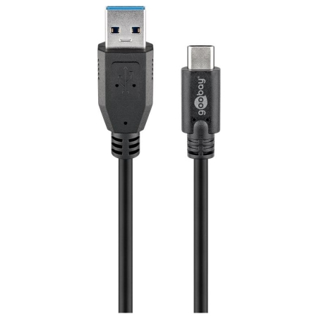 Goobay | Round cable | Sync & Charge Super Speed USB-C to USB A 3.0 charging cable | 67999 | USB 3.0 male (type A) | USB-C male