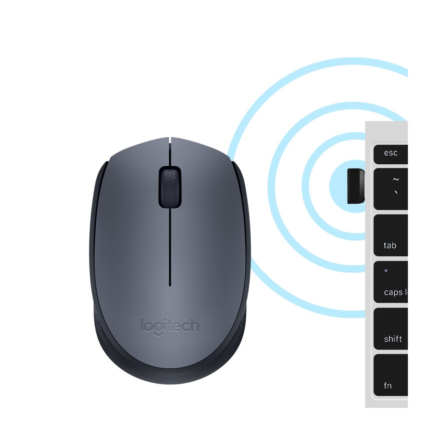 Logitech M170 Wireless Mouse Grey / 910-004642