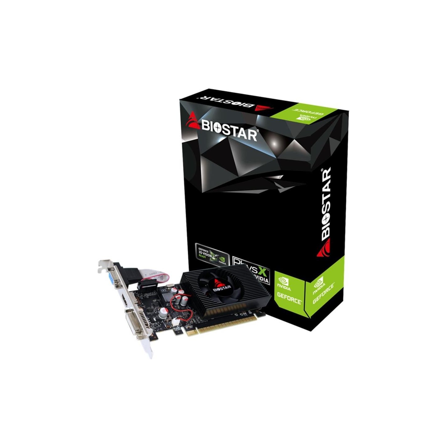 Biostar Graphics Card|BIOSTAR|NVIDIA|GeForce GT 730|700 MHz|2 GB|GDDR3|128 bit|PCI Express 2.0|Active|VN7313THX1