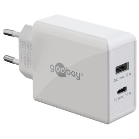 Goobay | Dual USB-C PD Fast Charger (30 W) | 61674