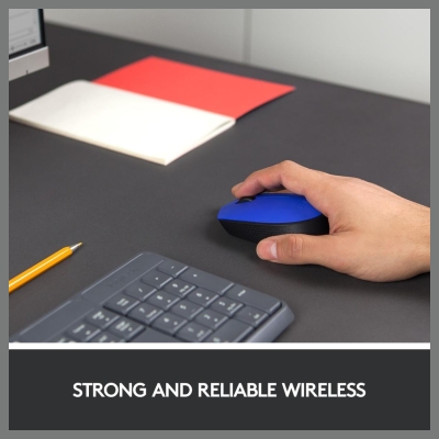 Logitech M171 Wireless Mouse - BLUE