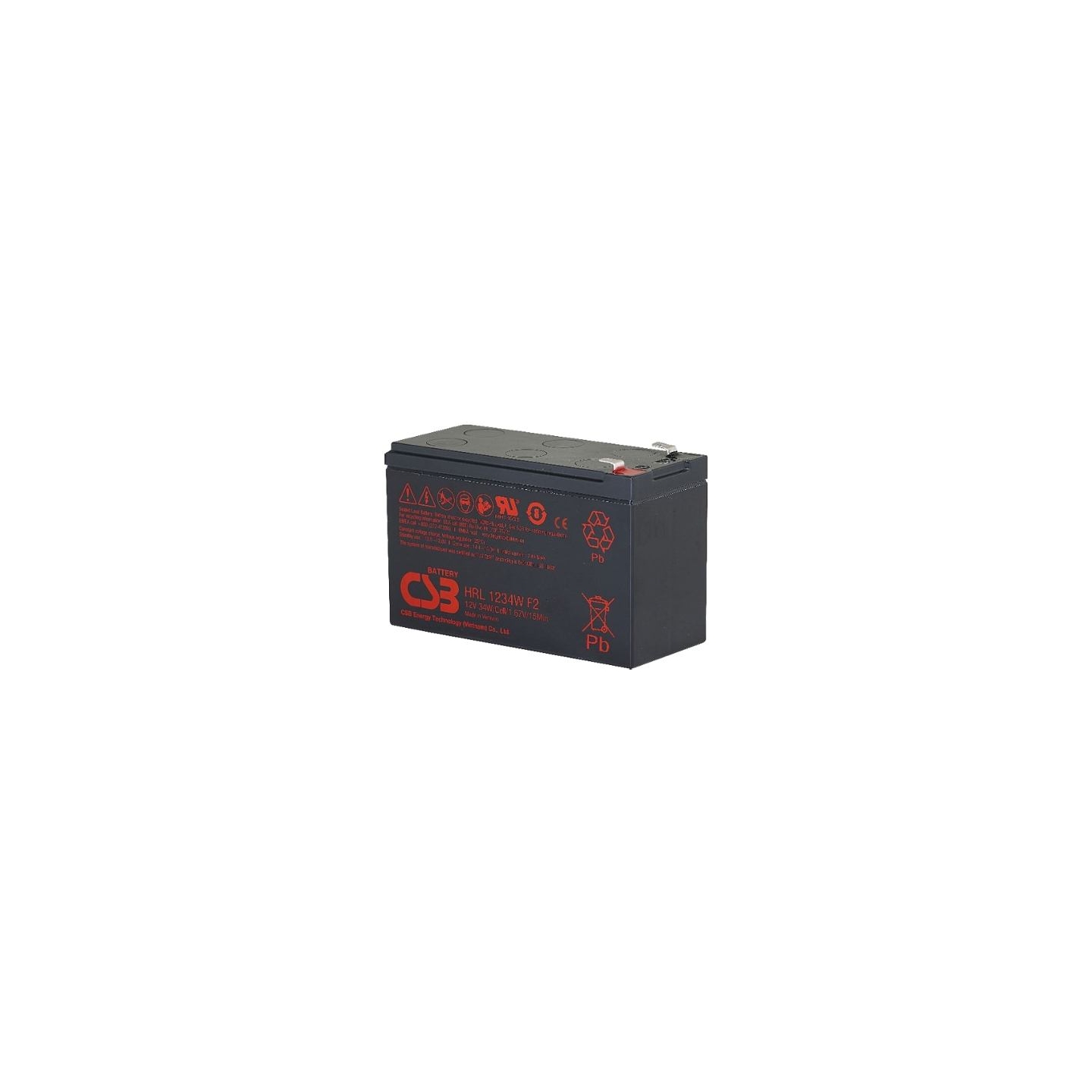 Csb Battery Battery 12V 9Ah 34W Pb F2 | HRL1234W