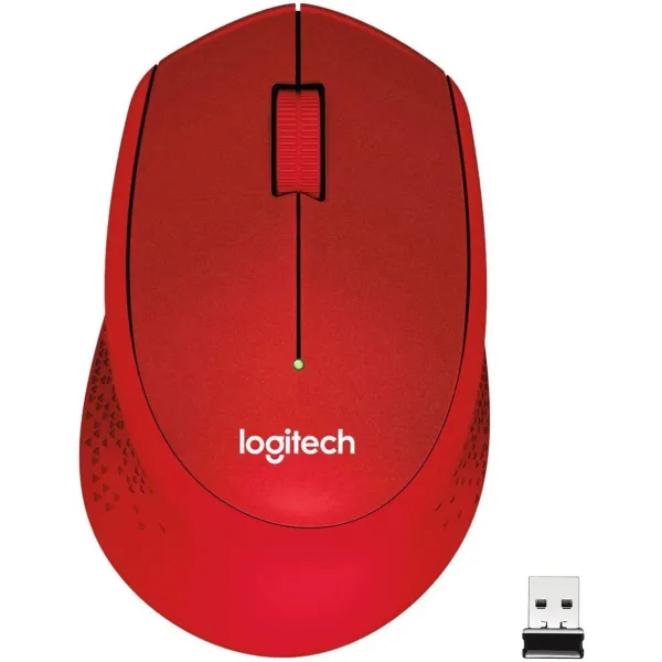 Logitech M330 Silent Plus Red - 2.4GHZ - EMEA / 910-004911