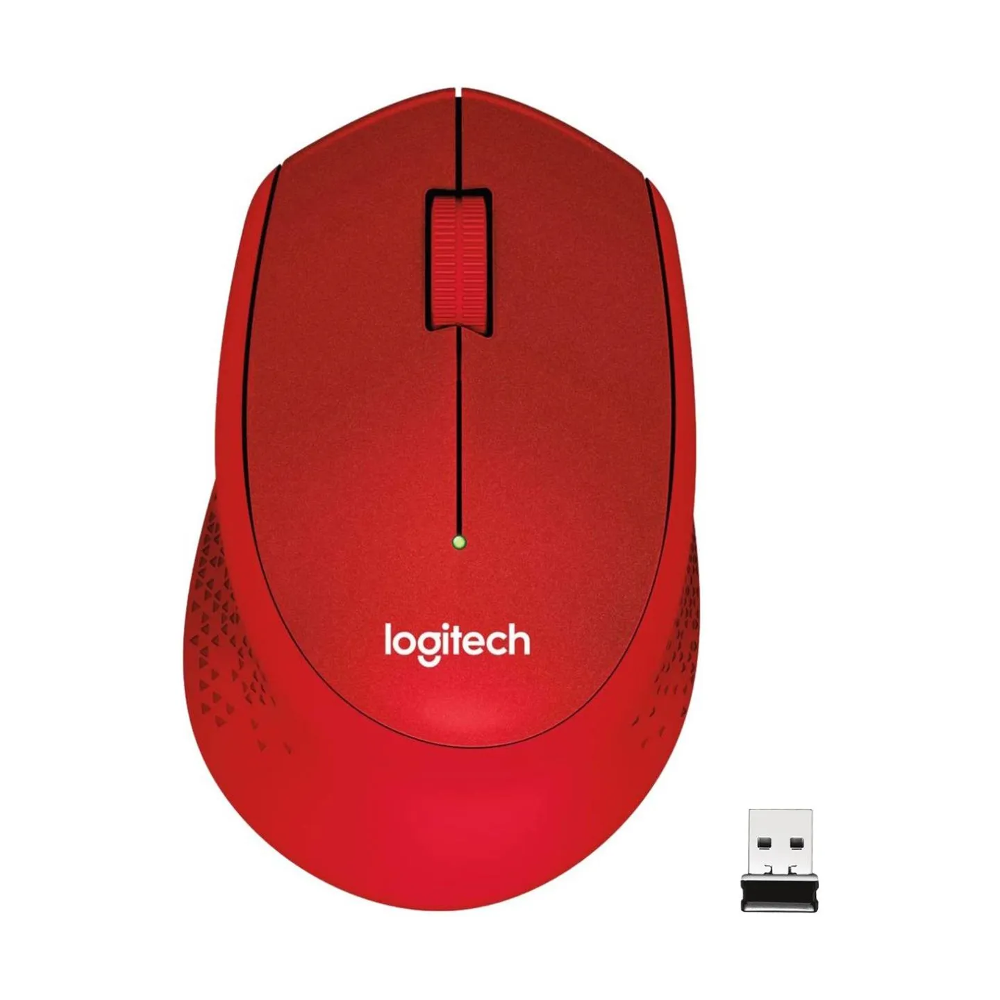 Logitech M330 Silent Plus Red - 2.4GHZ - EMEA / 910-004911