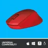 Logitech M330 Silent Plus Red - 2.4GHZ - EMEA / 910-004911