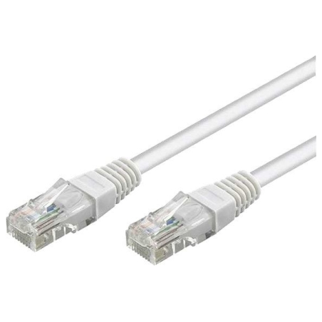 Goobay Patch Cable | 68638 CAT 6 U/UTP | PVC AWG 24/7 | Cable length: 7.5 m | White