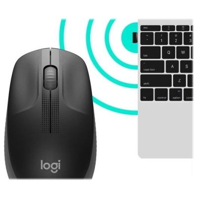 Logitech M190 Wireless Mouse - CHARCOAL