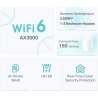 Tp-Link | AX3000 Whole Home Mesh WiFi 6 Unit | Deco X50 (1-pack) | 802.11ax | 574+2402 Mbit/s | Ethernet LAN (RJ-45) ports 3 | M