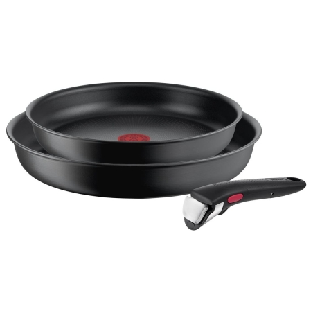 Tefal | Frypan set | L7649253 Ingenio Ultimate | Frying | Diameter 24/28 cm | Suitable for induction hob | Removable handle | Bl
