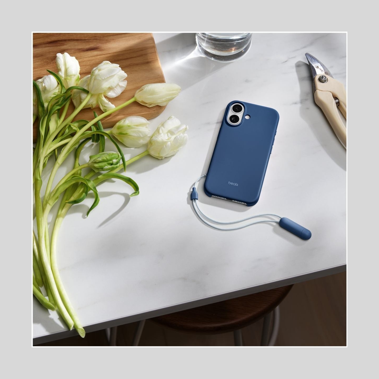 Apple iPhone 17 Kickstand Case with MagSafe and Camera Control - Bedrock Blue | Apple