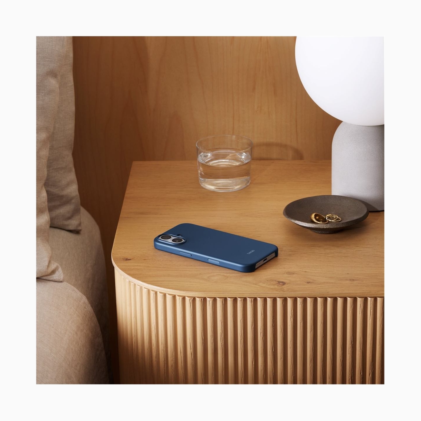 Apple iPhone 17 Case with MagSafe and Camera Control — Bedrock Blue | Apple
