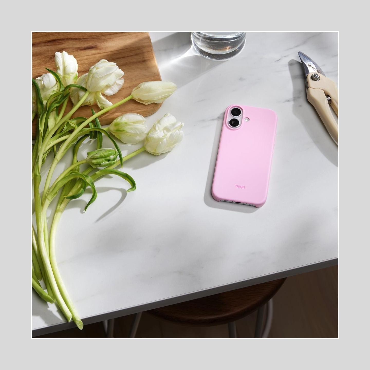 Apple iPhone 17 Case with MagSafe and Camera Control — Pebble Pink | Apple
