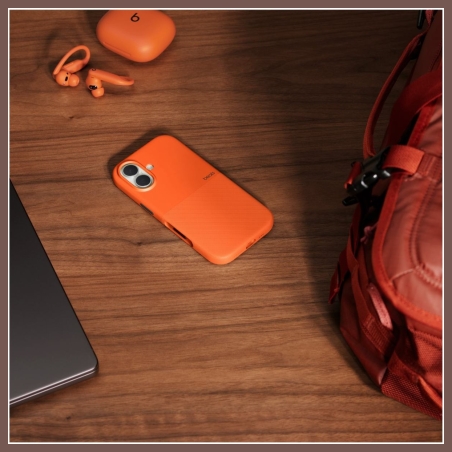 Apple iPhone 17 Rugged Case with MagSafe and Camera Control – Sierra Orange | Apple