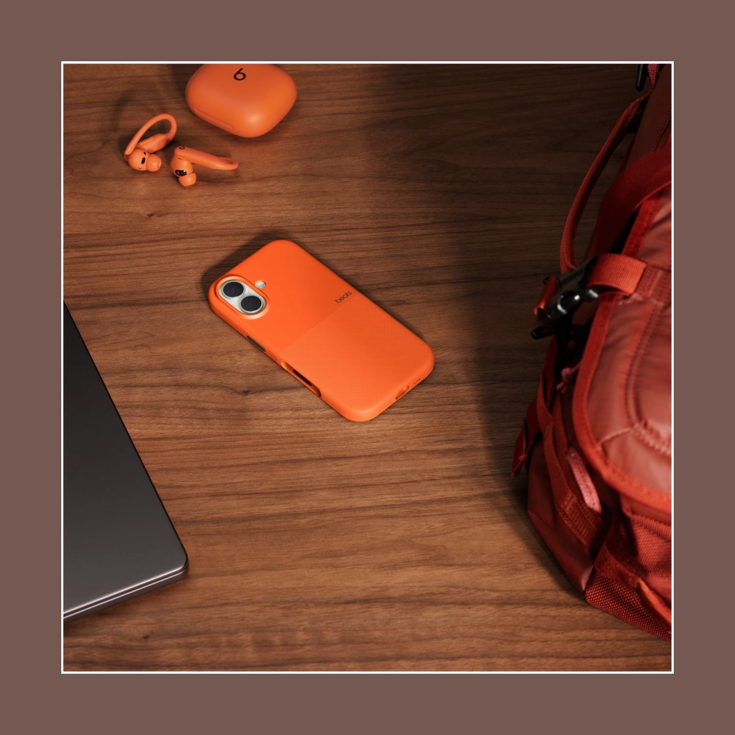 Apple iPhone 17 Rugged Case with MagSafe and Camera Control – Sierra Orange | Apple
