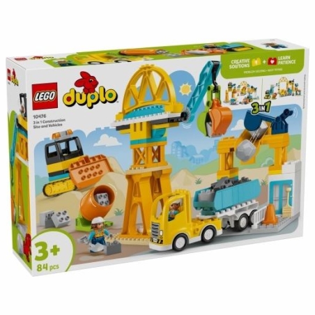 Lego Blocks DUPLO 10476 3 in 1 Construction Site and Vehicles