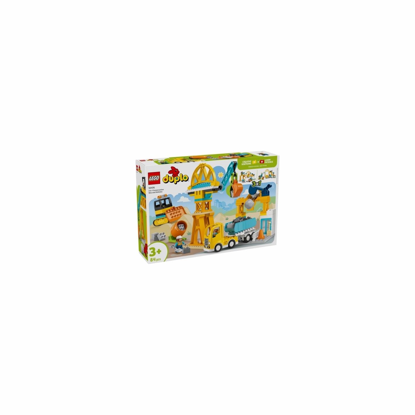 Lego Blocks DUPLO 10476 3 in 1 Construction Site and Vehicles