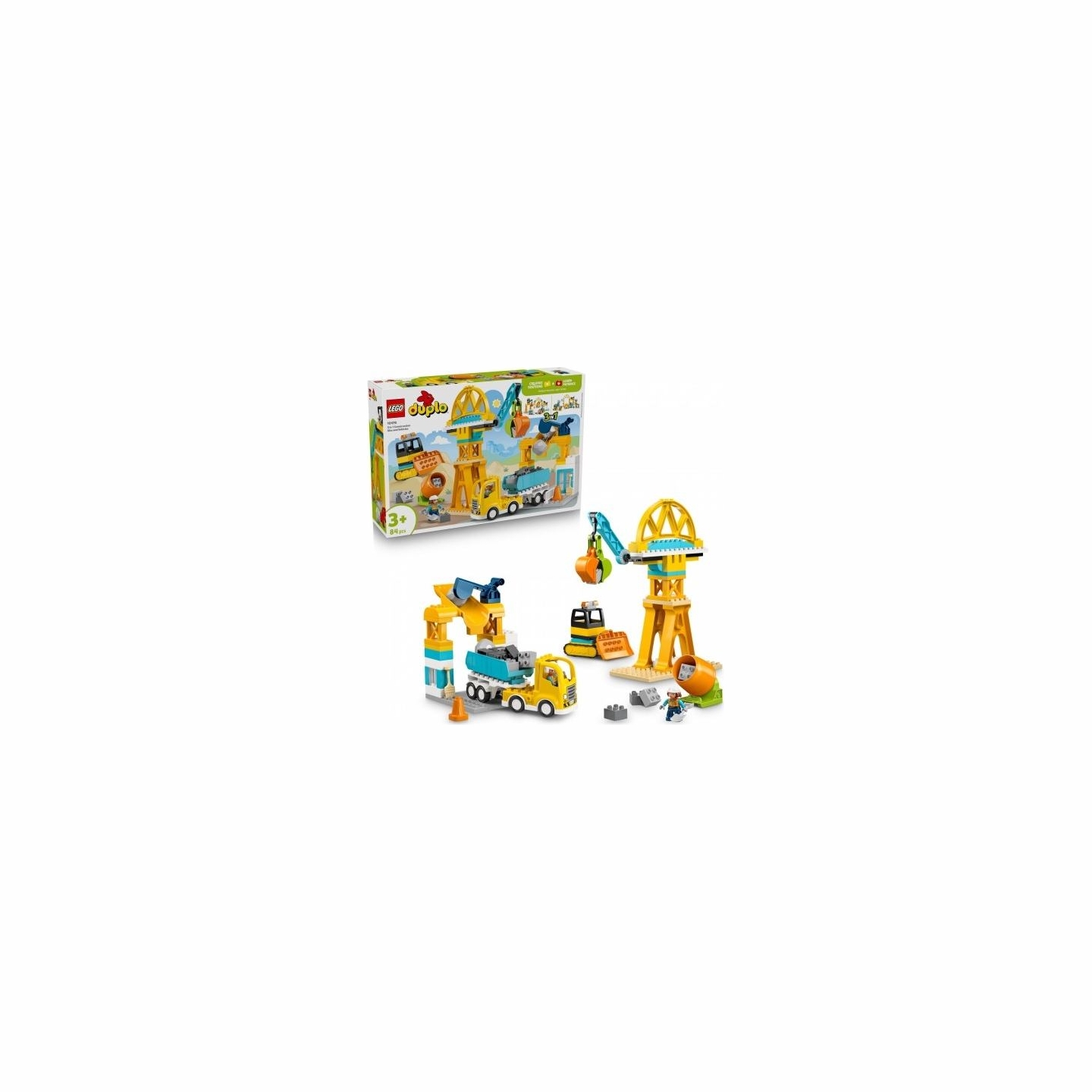 Lego Blocks DUPLO 10476 3 in 1 Construction Site and Vehicles