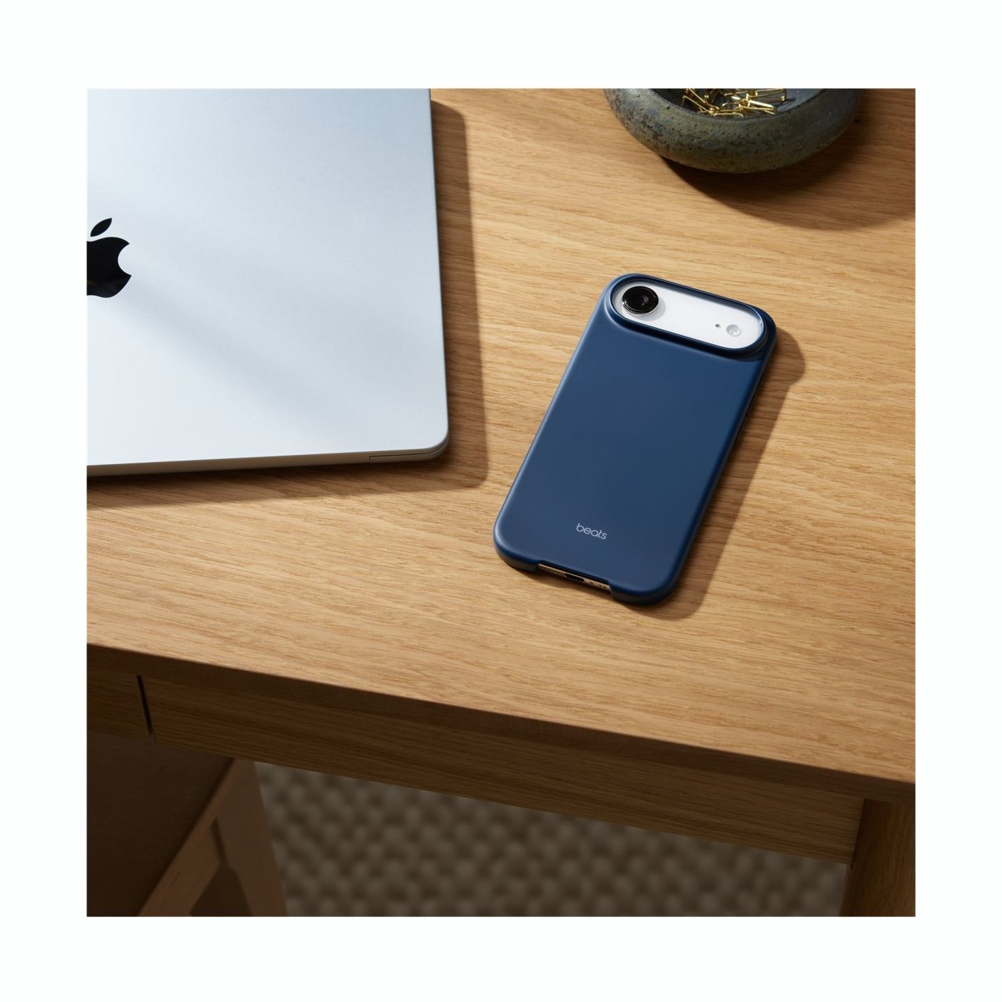 Apple iPhone Air Case with MagSafe and Camera Control — Bedrock Blue | Apple