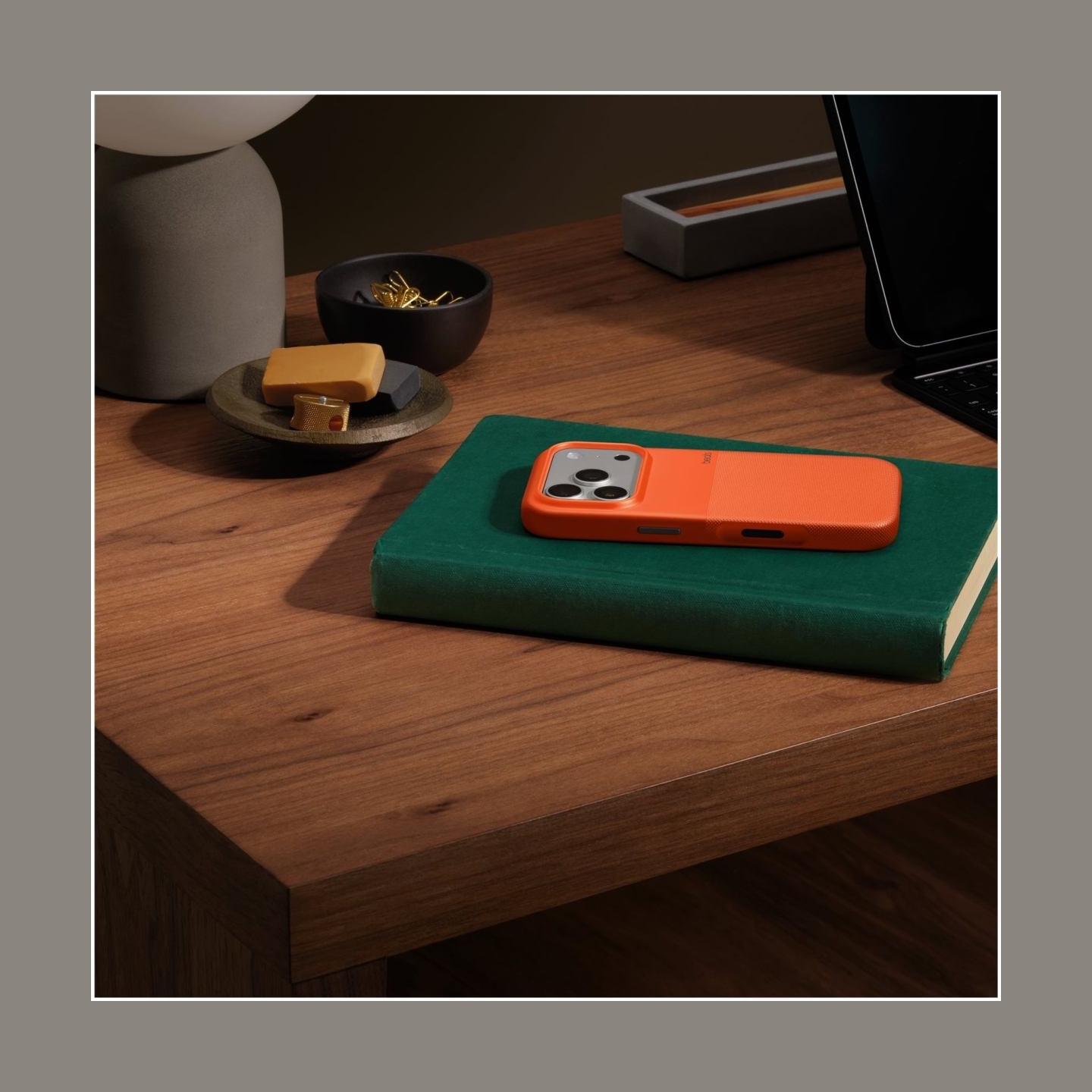 Apple iPhone 17 Pro Rugged Case with MagSafe and Camera Control – Sierra Orange | Apple