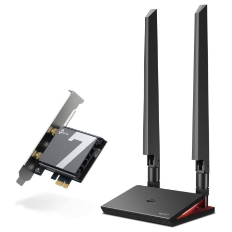 Tp-Link Adapter Archer TBE550E BE9300 Tri-Band Wi-Fi 7 Bluetooth PCI Express