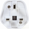 Cablexpert AC power adapter, EU Schuko socket to UK plug, 13 A | A-AC-EUFUKM-01 | Power adapter