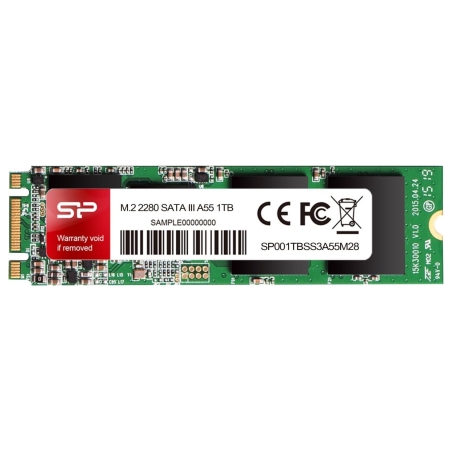 Silicon Power | A55 | 256 GB | Solid-state drive interface M.2 SATA | Read speed 550 MB/s | Write speed 450 MB/s