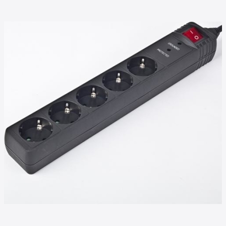 Energenie | Surge Protector SPG5-C-15/ 4.5 m/ 5 Sockets/ Black