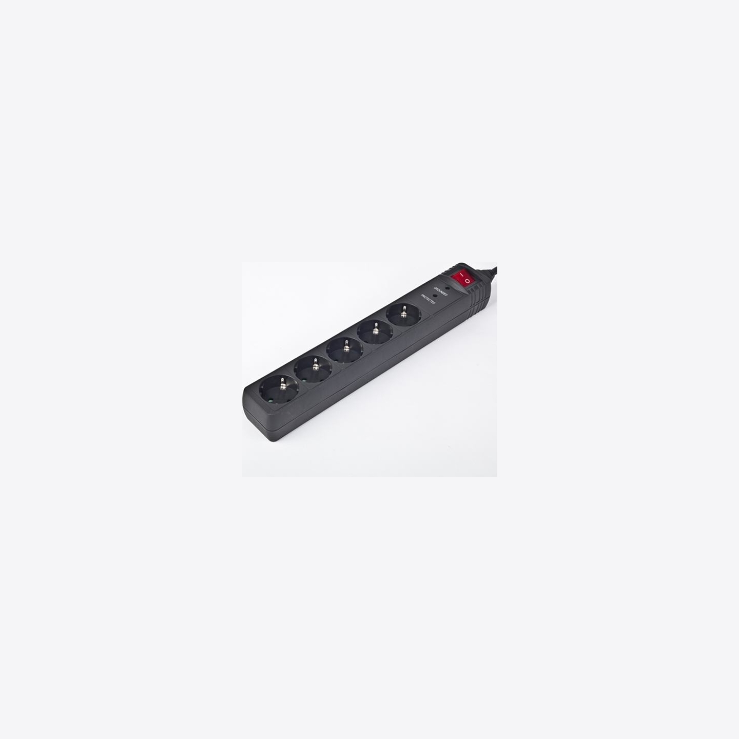 Energenie | Surge Protector SPG5-C-15/ 4.5 m/ 5 Sockets/ Black