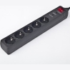 Energenie | Surge Protector SPG5-C-15/ 4.5 m/ 5 Sockets/ Black