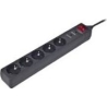 Energenie | Surge Protector SPG5-C-15/ 4.5 m/ 5 Sockets/ Black