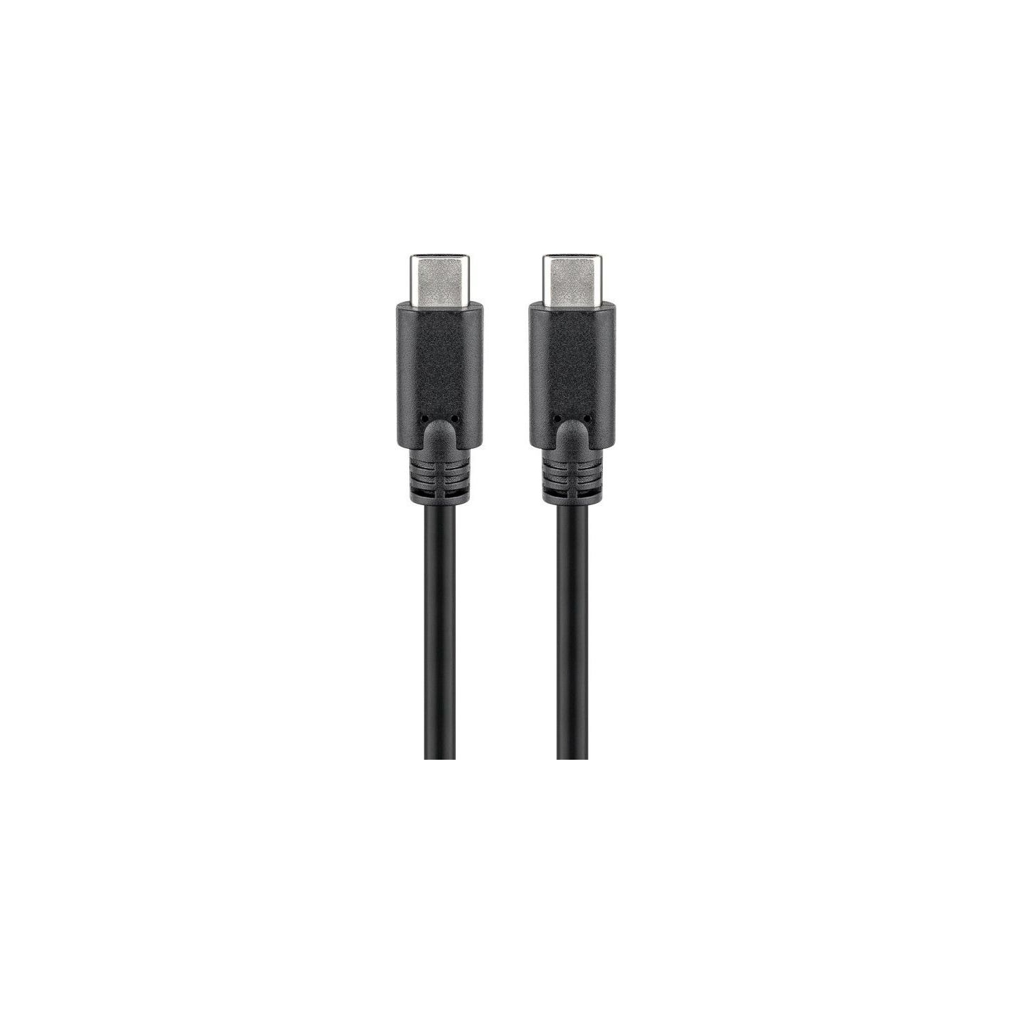 Goobay 67976 USB-C 3.1 generation 1 cable, black, 1m | Goobay | USB-C Charge Cable USB-C male | USB-C male