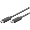 Goobay 67976 USB-C 3.1 generation 1 cable, black, 1m | Goobay | USB-C Charge Cable USB-C male | USB-C male