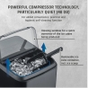 Caso Ice Cube Maker | Clear Ice Advanced | Power 130 W | Capacity 1.5 L | Matt Black
