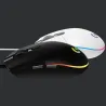 Logitech G203 LIGHTSYNC Corded Gaming Mouse - WHITE - USB