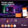 Osram SMART+ WIFI ORBIS MAGIC WALL/CEILING 500mm RGB+TW Dimmable black+white | 38 W | RGBTW | Wi-Fi