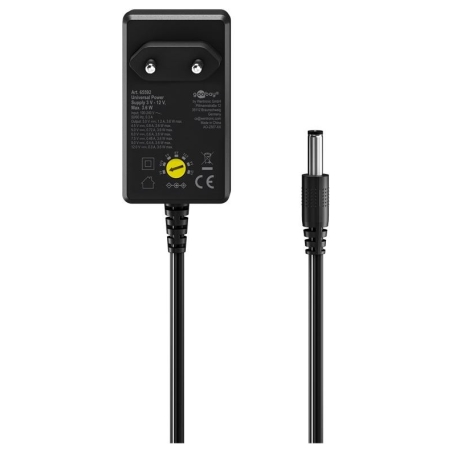 Goobay Universal Power Supply 3 V - 12 V, Max. 3.6 W