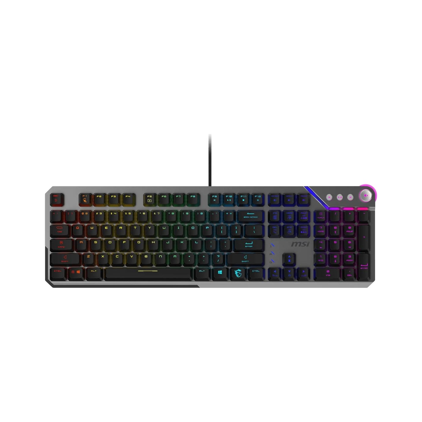 MSI STRIKE 600 V2 SILENT | Gaming keyboard | Wired | US | Mechanical - Silent