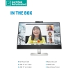 HP RENEW SILVER HP E27m G4 QHD Charging Conferencing Monitor - 27" 2560x1440 QHD 300-nit 75Hz AG, IPS, USB-C(65W)/HDMI/DisplayPo